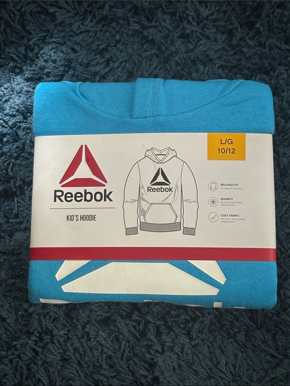 Reebok Unisex Kids' Delta Fleece
Hoodie size 10/12